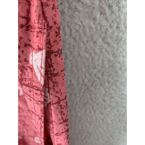 Dee California M/L Pink Aloha Boho Dress Fish Summer Beach Coverup Sundress - Picture 8 of 9